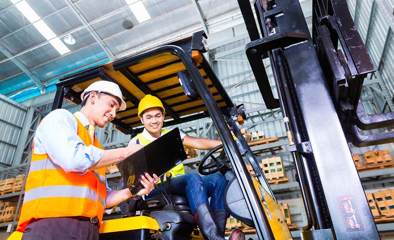 being compliant when using a forklift at work