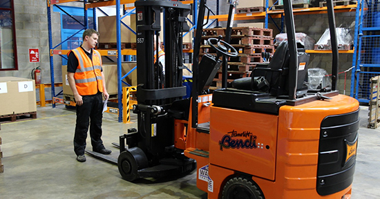 Bendi Flexi Forklift Training