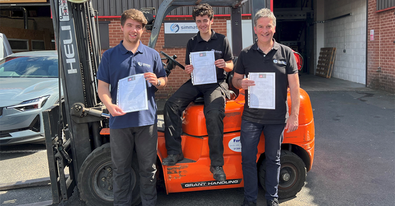 counterbalance forklift course