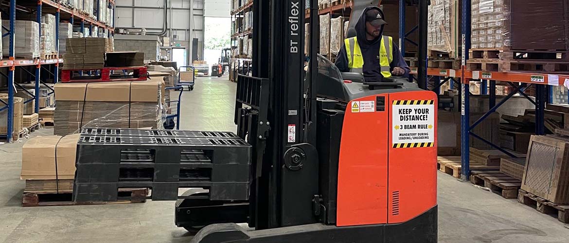 Reach Truck forklift training