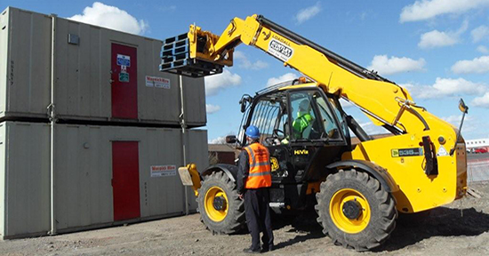 telehandler forklift course